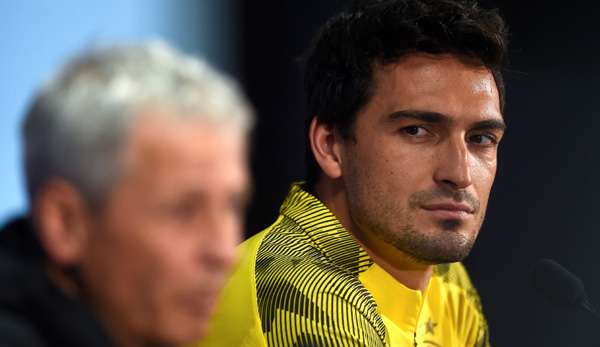 Mats Hummels und Lucien Favre: Seit dieser Saison sind sie zusammen beim BVB.