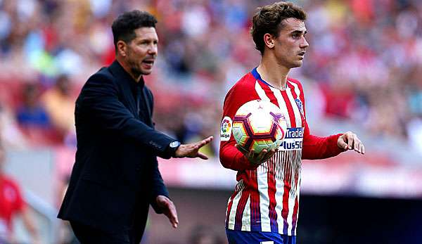 Diego Simeone und Antoine Griezmann feierten gemeinsam bei Atletico große Erfolge.