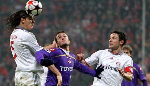 Mark van Bommel (r.) machte in der aktuellen Champions-League-Saison fünf Spiele für die Bayern