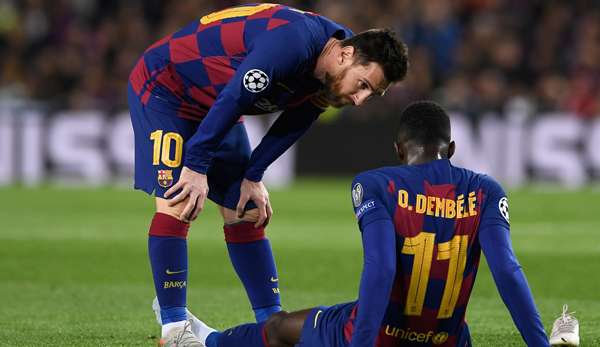 FC Barcelona muss erneut lange auf Ousmane Dembele verzichten.