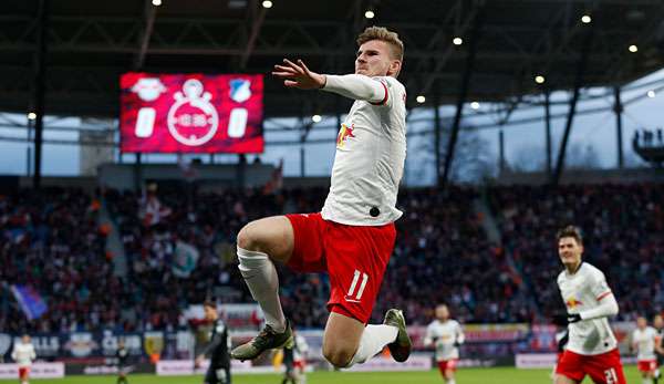 Timo Werner erzielte gegen Hoffenheim seine Saisontore 14 und 15.