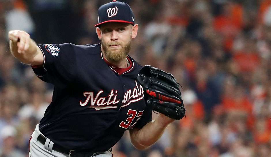 Stephen Strasburg bleibt bei den Washington Nationals.