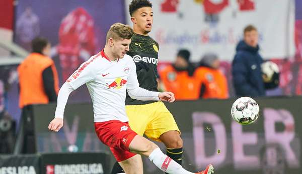 Timo Werner und Jadon Sancho im Zweikampf? Sehen sie sich bald bei den Blues wieder?