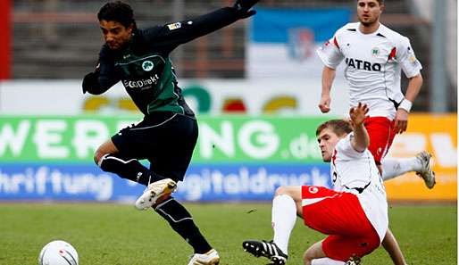 Fürths Sami Allagui erzielte in Oberhausen das Tor des Tages