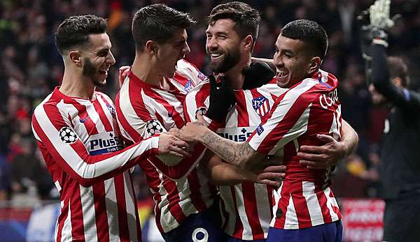 Atletico Madrid steht im Achtelfinale.