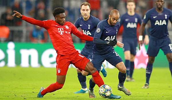 Gegen Tottenham Hotspur bereitete Alphonso Davies zwei Tore vor.