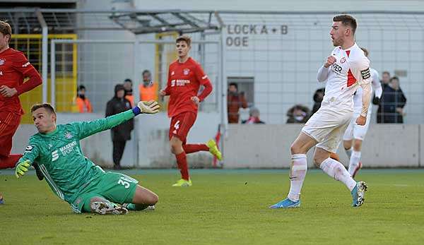 Doppelpack geschnürt: Christian Kühlwetter war für den 1. FC Kaiserslautern der Matchwinner gegen den FC Bayern II.