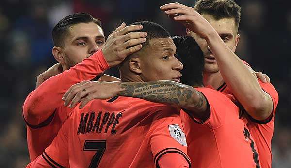 Traf doppelt für PSG gegen St. Etienne: Paris-Star Kylian Mbappe.