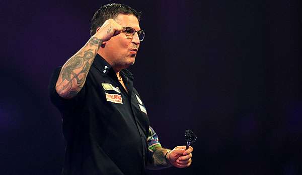 Gary Anderson zog bei der Darts-WM in die 3. Runde ein.