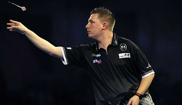 Chris Dobey ist einer der Spieler in Gruppe 14 der PDC Home Tour.