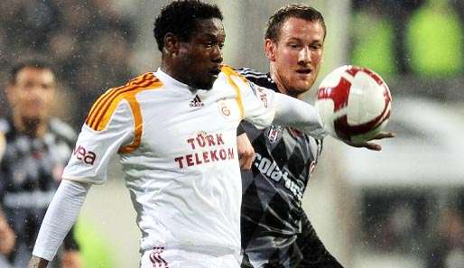 Michael Fink und Co. hatten Galatasaray-Wirbelwind Keita meistens gut unter Kontrolle 