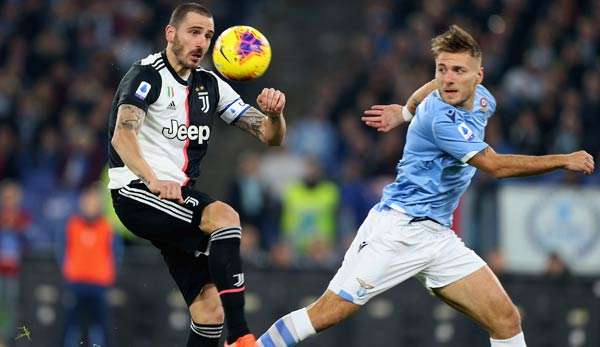 Juventus Turin trifft heute auf Lazio Rom.