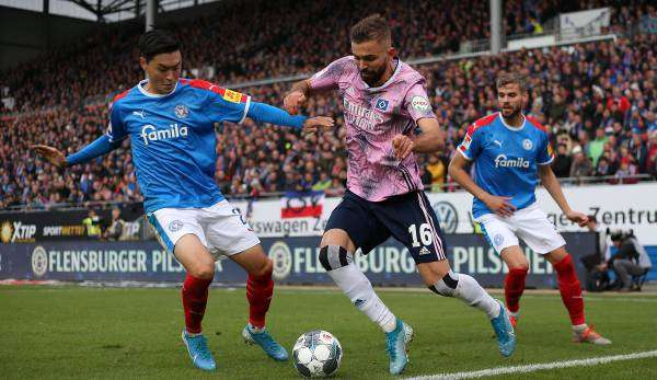 Gegen den HSV leistete Holstein Kiel einen erbitterten Kampf.