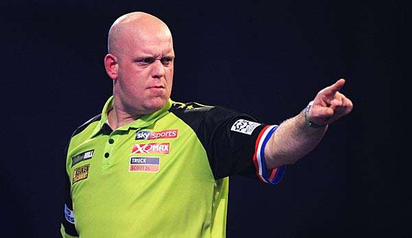 Auch Michael van Gerwen ist weiterhin im Einsatz. 