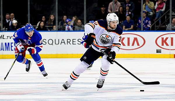 Leon Draisaitl und seine Edmonton Oilers im Duell mit den New York Rangers.