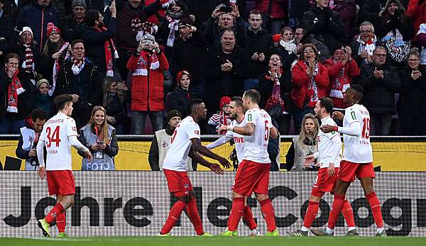 Der 1. FC Köln beendete die Vorrunde mit drei Siegen in Folge.