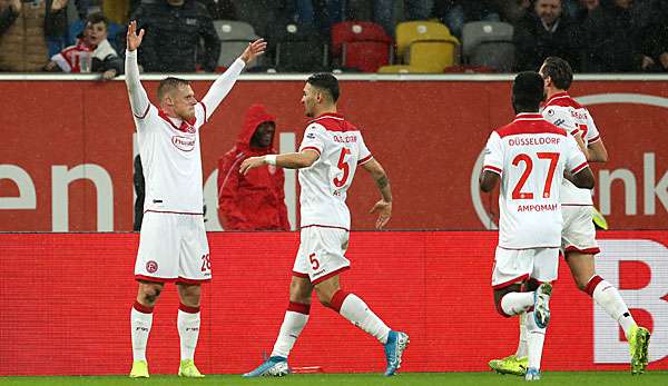 Zum Abschluss der Vorrunde durfte Fortuna Düsseldorf gegen Union Berlin jubeln.