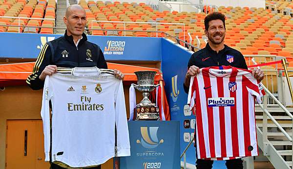 Real Madrid und Atletico Madrid´kämpfen am Sonntag um den spanischen Supercup.