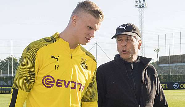 Lucien Favre ist von den Qualitäten von Neuzugang Erling Haaland überzeugt.