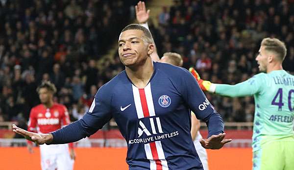 Kylian Mbappe schoss zwei Tore gegen seinen Ex-Verein.