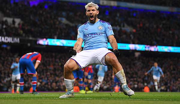 Das Tor von Aguero gegen Crystal Palace reichte für die Citizens nicht zum Sieg.