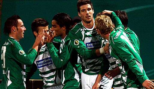 Fürth hat sich dank des Sieges auf den achten Platz der Tabelle verbessert