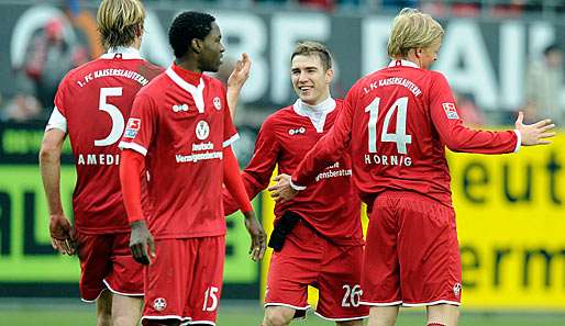 Der 1. FC Kaiserslautern gewann in Karlsruhe mit 2:1