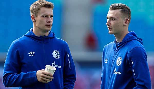 Konkurrenten im Schalker Tor: Alexander Nübel (links) und Markus Schubert (rechts).