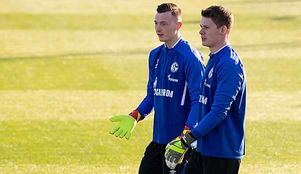 Konkurrieren um den Stammplatz im Schalker Tor: Alexander Nübel und Markus Schubert.