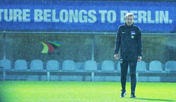 Jürgen Klinsmann beim Training von Hertha BSC.