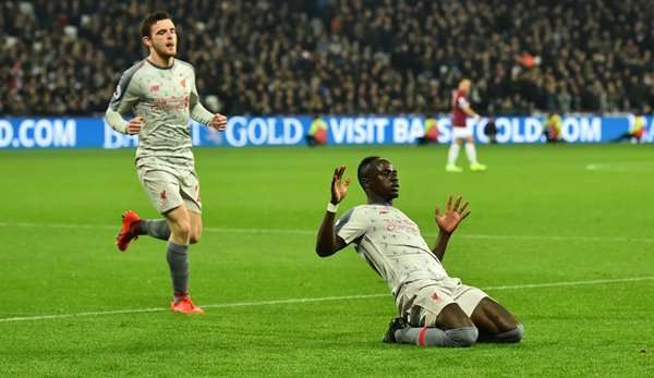 Sadio Mane traf beim letzten Aufeinandertreffen zwischen West Ham und Liverpool für die Reds.