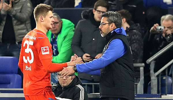 Alexander Nübel flog gegen Franfurt mit Rot vom Platz.