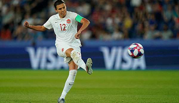 Christine Sinclair traf gegen St. Kitts & Nevis doppelt.