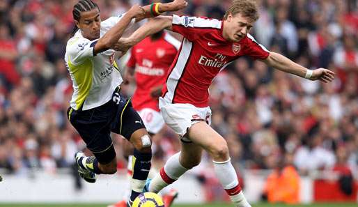 Nicklas Bendtner spielt seit 2004 für den FC Arsenal