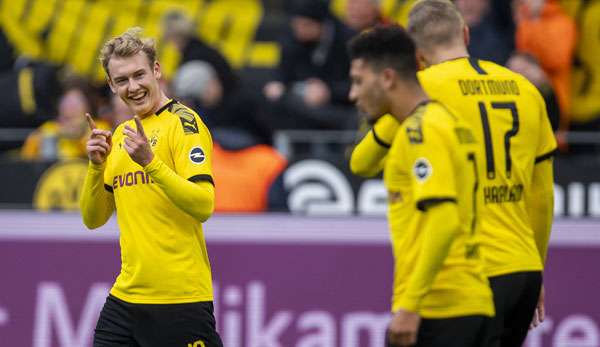 Julian Brandt blüht im zentralen Mittelfeld des BVB derzeit auf.