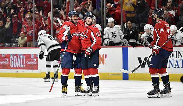 Ließ sich nach einem magischen Abend feiern: Capitals-Superstar Alexandr Ovechkin.