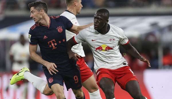 Robert Lewandowski (l.) will gegen RB Leipzig seine Torausbeute weiter ausbauen.