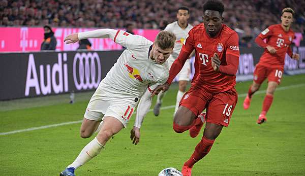 Timo Werner vergab gegen den FC Bayern eine sehr gute Torchance.