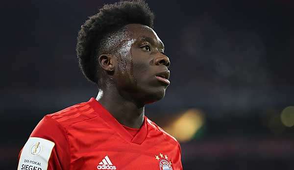 Musste das Bayern-Training am Mittwoch verletzungsbedingt abbrechen: Alphonso Davies.