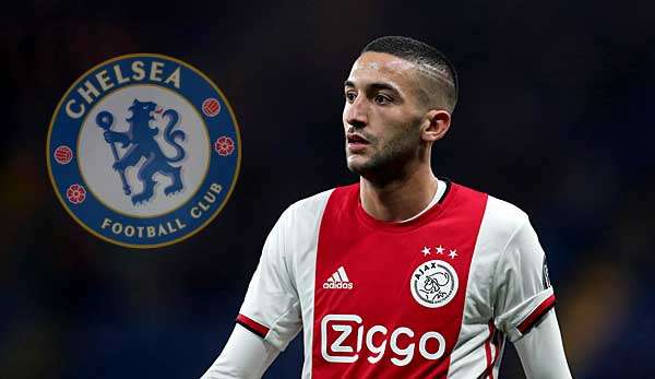 45 Millionen Euro: Hakim Ziyechs Wechsel von Ajax zu Chelsea soll unter Dach und Fach sein.