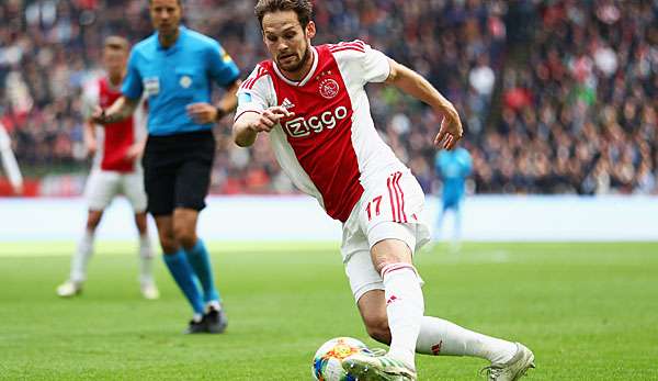 Daley Blind wurde bei seiner Einwechslung von den Ajax-Fans gefeiert.