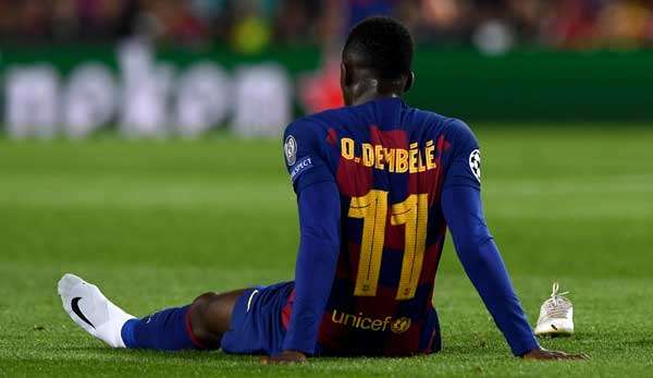 FC Barcelonas Ousmane Dembele ist aktuell verletzt.