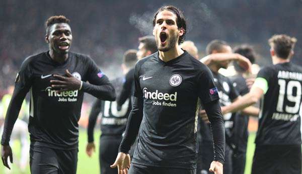 Eintracht Frankfurt und Goncalo Paciencia treffen heute in der Europa League auf Salzburg.