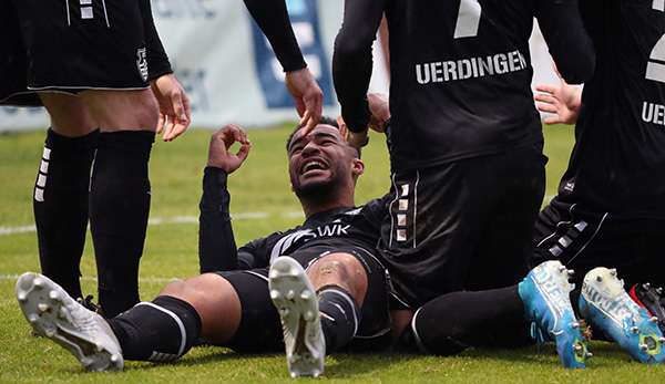 Jean-Manuel Mbom und der KFC Uerdingen treffen am 25. Spieltag in der 3. Liga auf Preußen Münster.