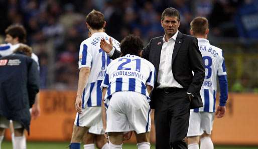 Friedhelm Funkel übernahm im Oktober 2009 das Traineramt von Hertha BSC Berlin