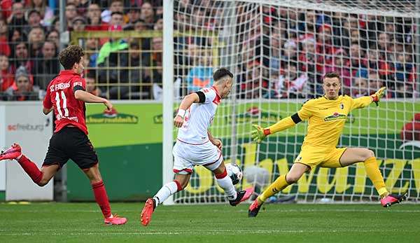 Treffsicher: Erik Thommy besorgt nach einem 70-Meter-Solo das 2:0 für Fortuna Düsseldorf gegen den SC Freiburg.