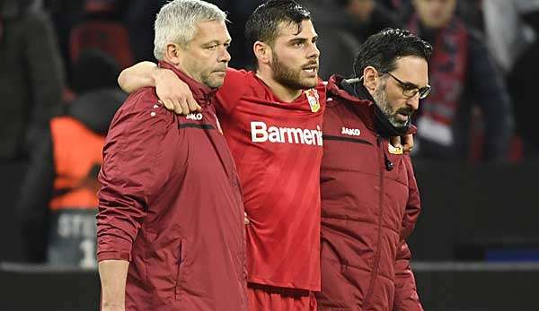 Bittere Diagnose: Kevin Volland droht aufgrund eines Tritts, den er in der Europa League gegen Porto hatte einstecken müssen offenbar das Saisonaus.