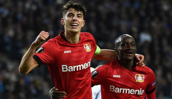 Kai Havertz (l.) war mit zwei Vorlagen und einem Tor Mann des Spiels gegen Porto.