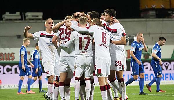 Der 1. FC Nürnberg durfte dank Patrick Errras in Karlsruhe jubeln.