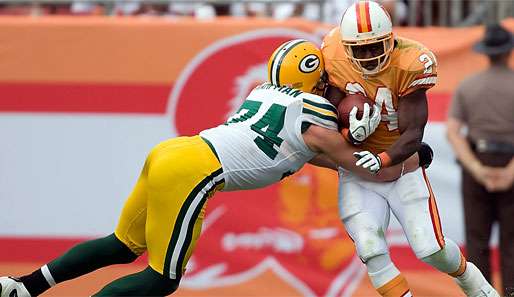 Aaron Kampman brachte es in 2009 auf 458 Tackles